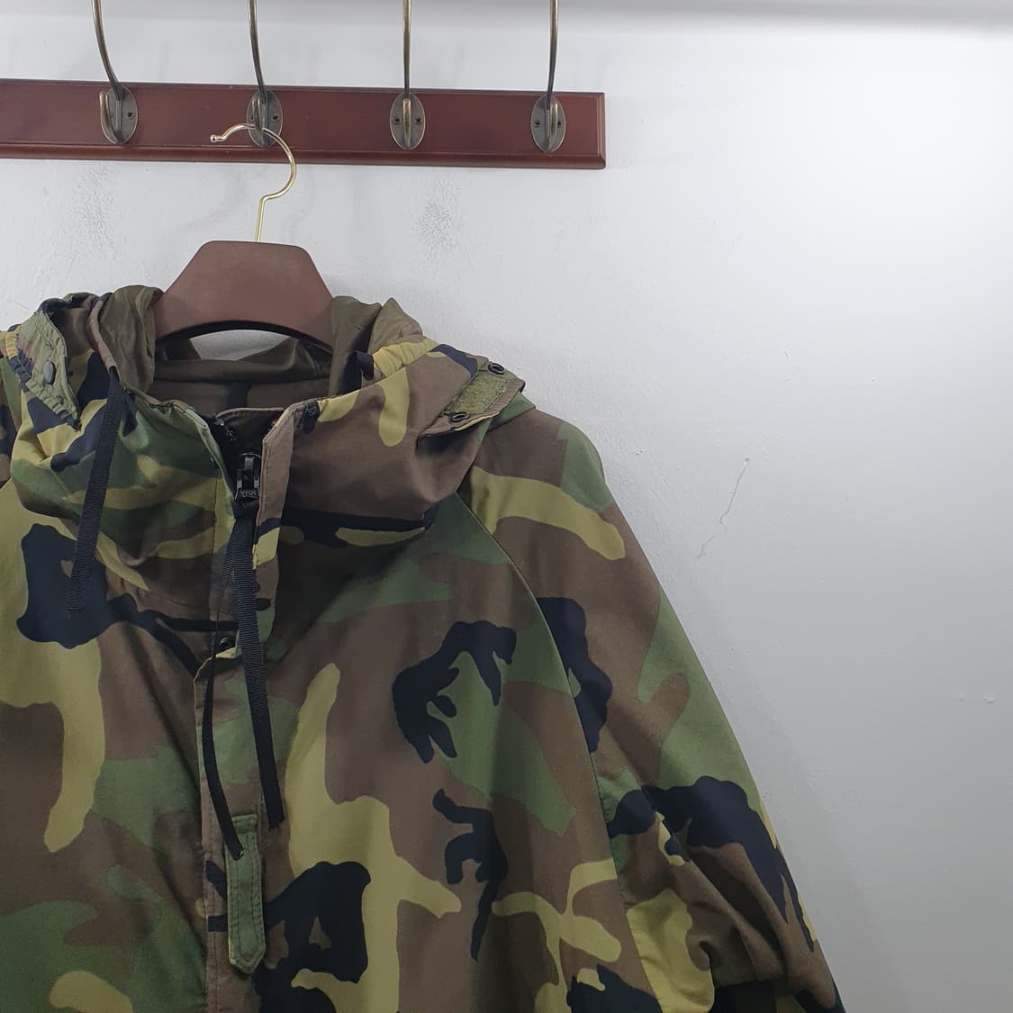 추2XL-3XL 미군 남성 우드랜드 오리지널 카모 파카 후드 자켓 상품이미지2