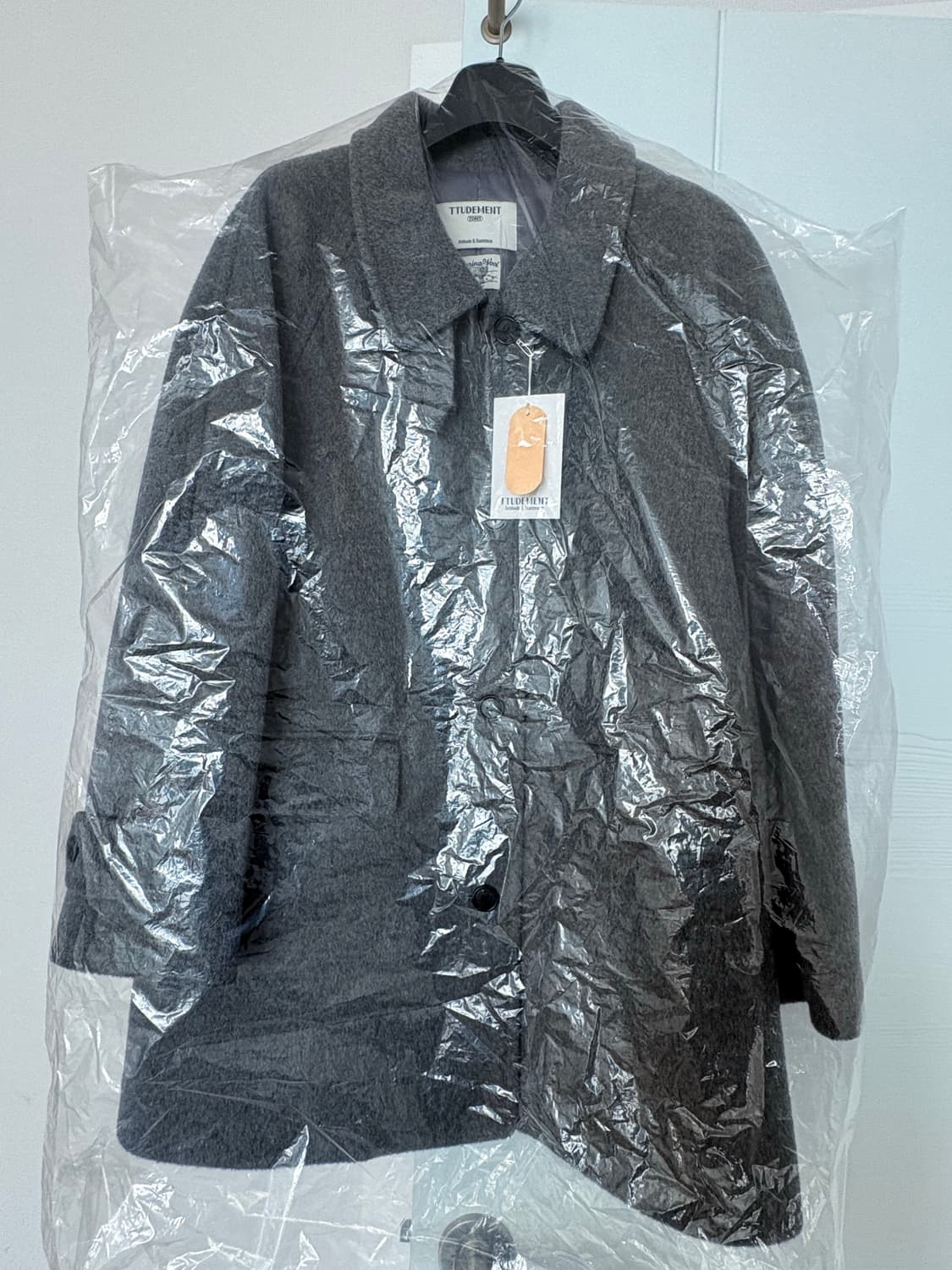 튜드먼트 클래식 하프코트 그레이m 상품이미지2