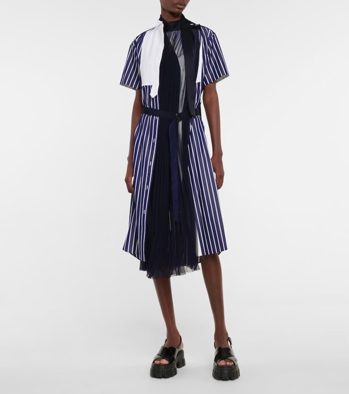 21ss 사카이 스트라이프 원피스 2사이즈 상품이미지4