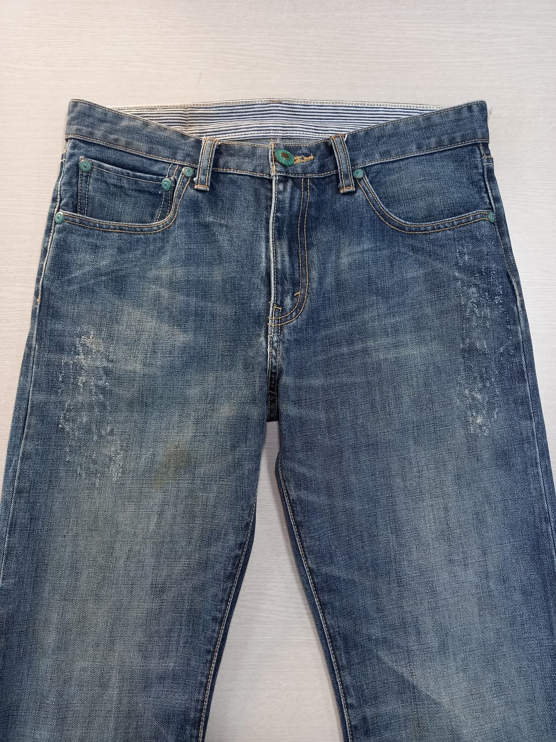 32 리바이스523 데미지워싱 일자진 32-364 상품이미지3