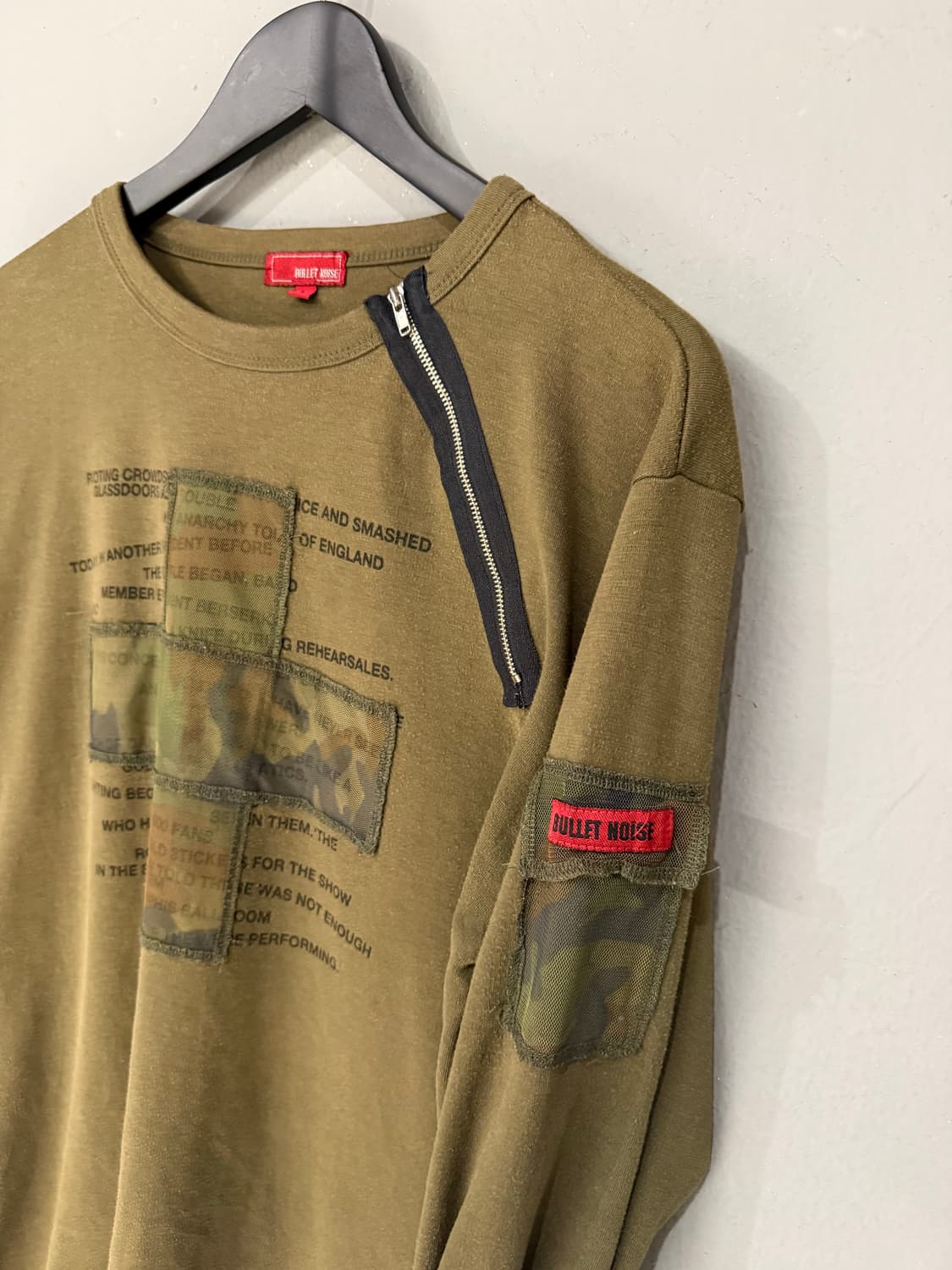 camo pattern cross point long sleeve 상품이미지7