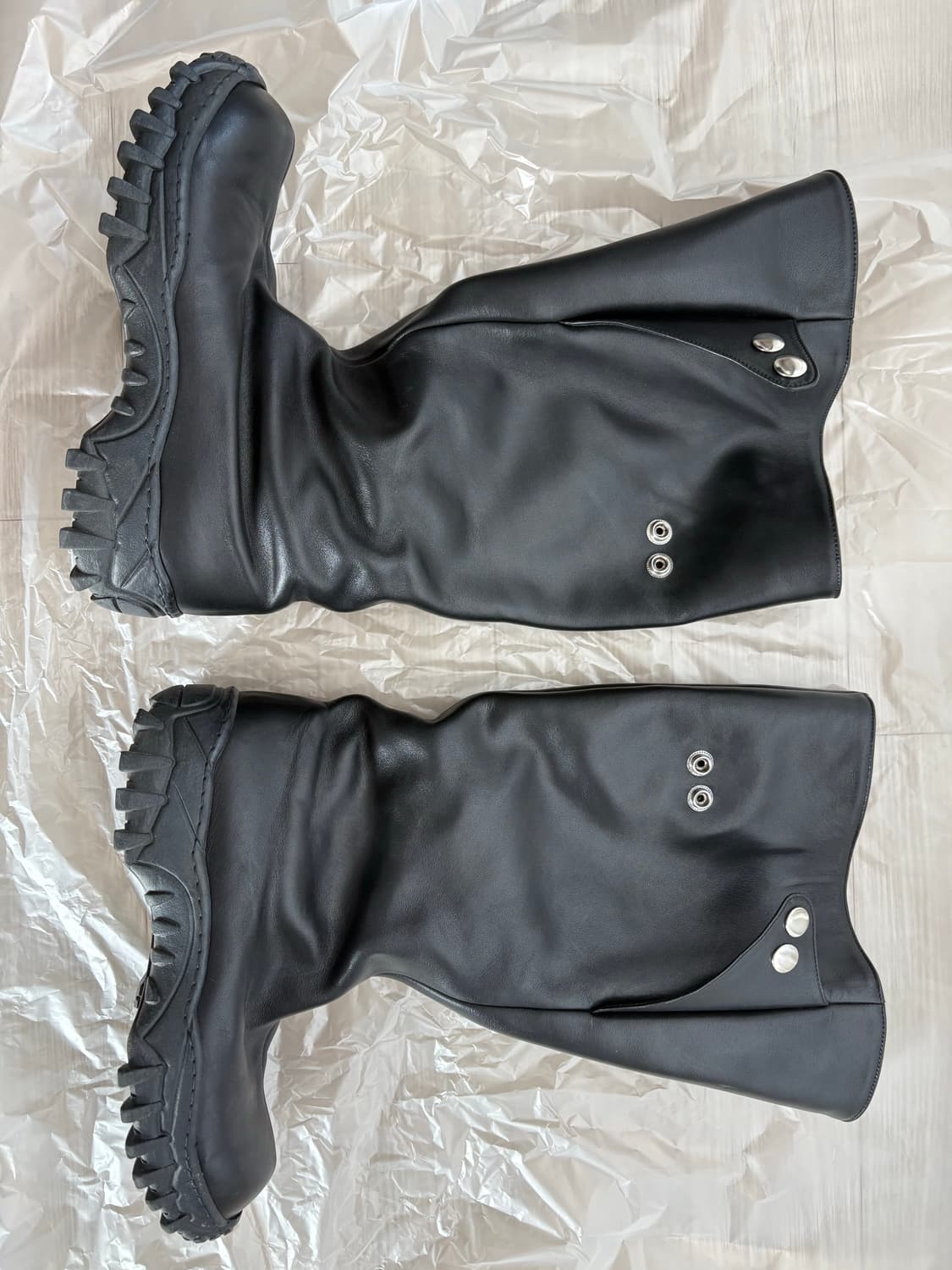 당일발송) 네거티브쓰리 Folded long boots black 240 상품이미지3