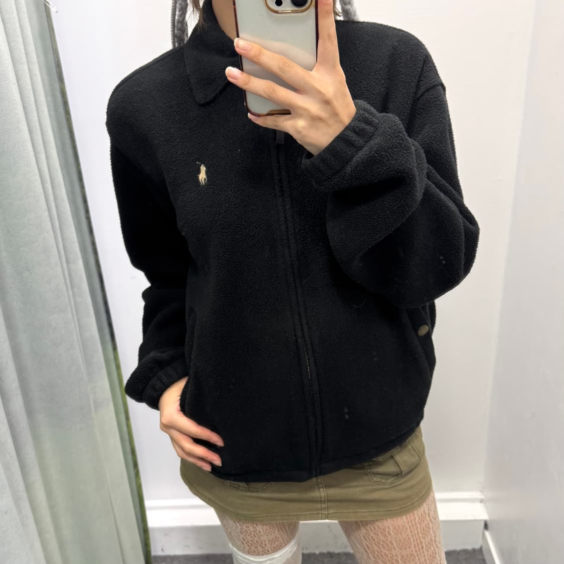폴로 블랙 플리스 자켓 상품이미지3