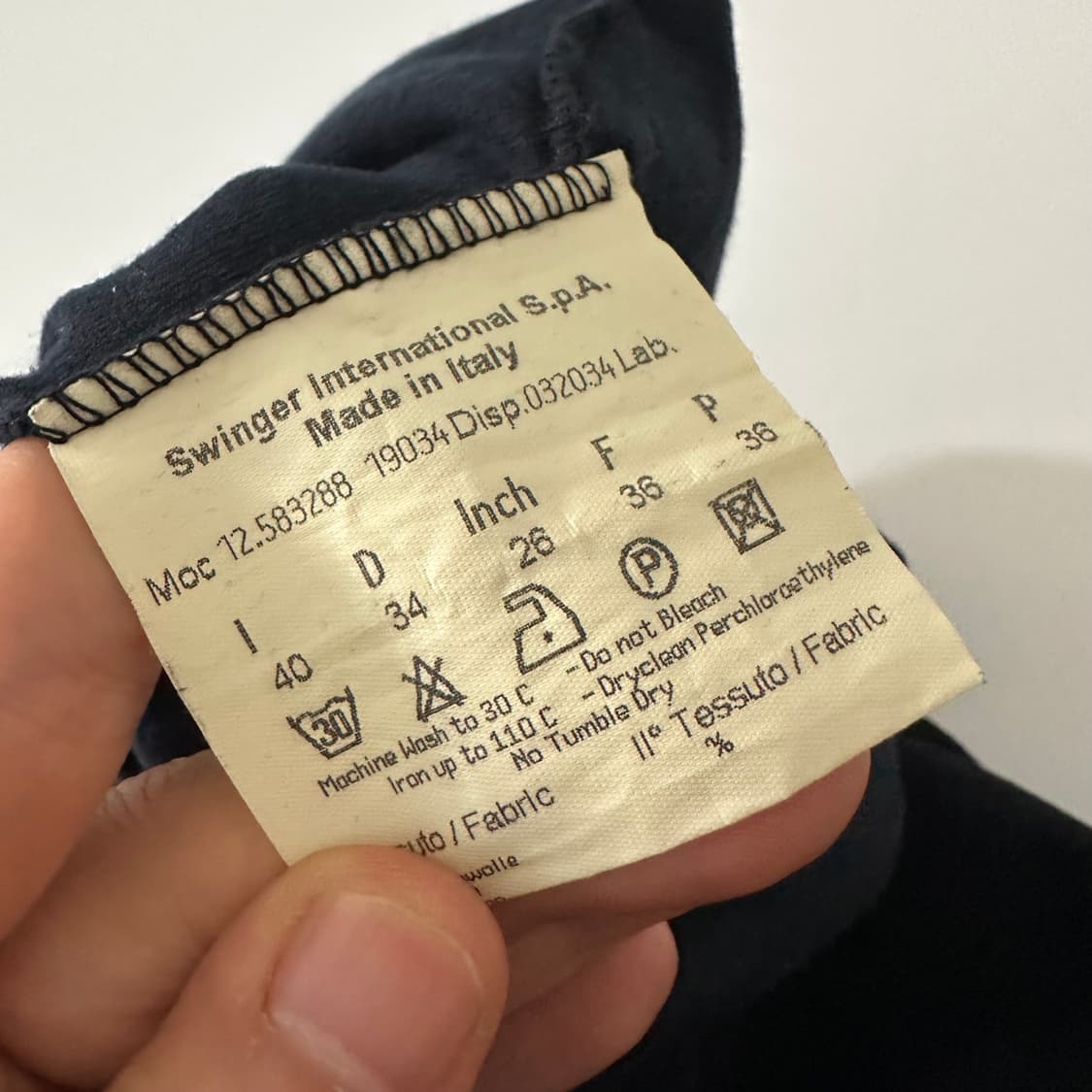펜디 fendi jeans 로고 반팔 티셔츠 상품이미지6