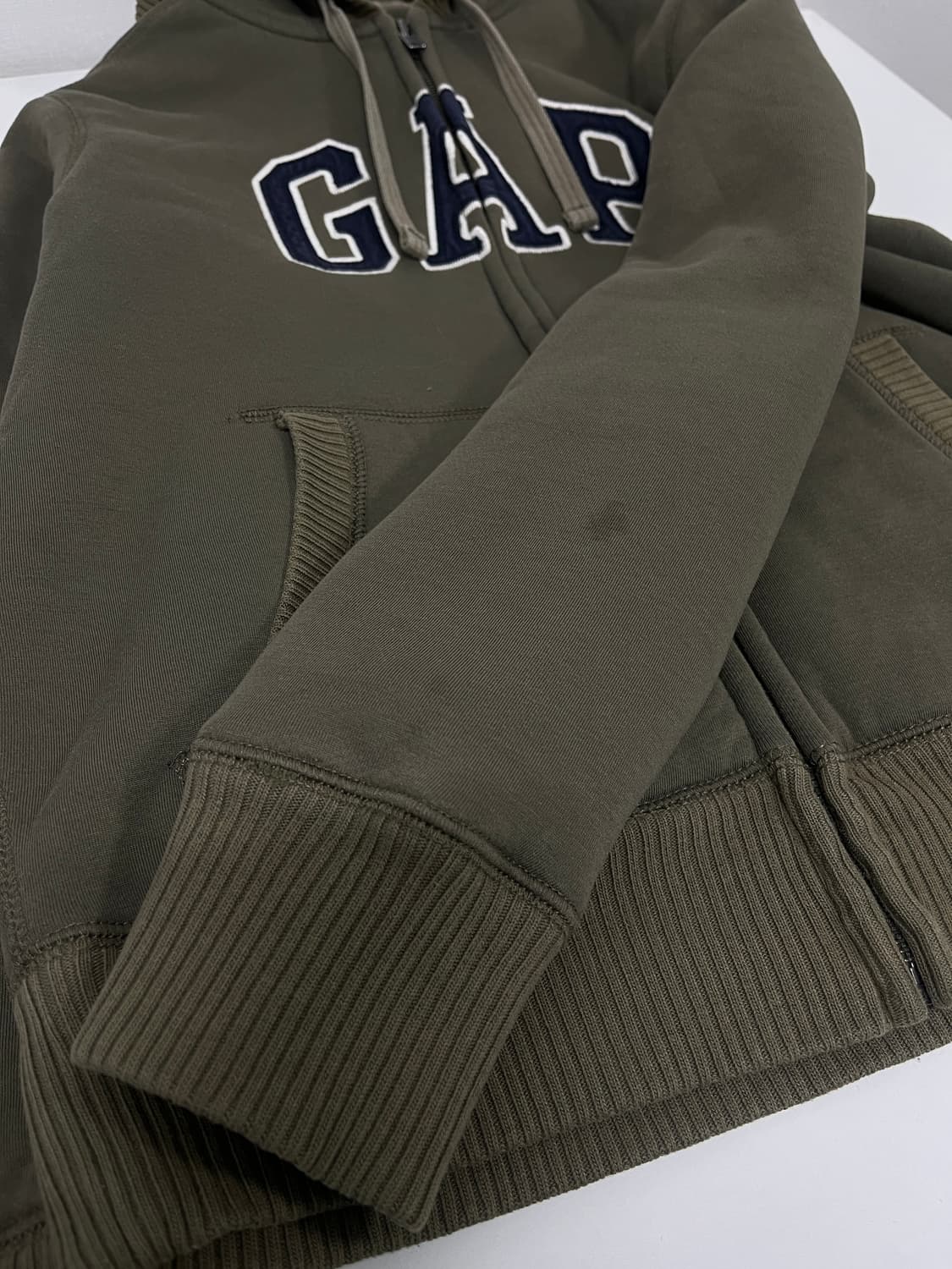 갭 카키 후드집업 상품이미지3