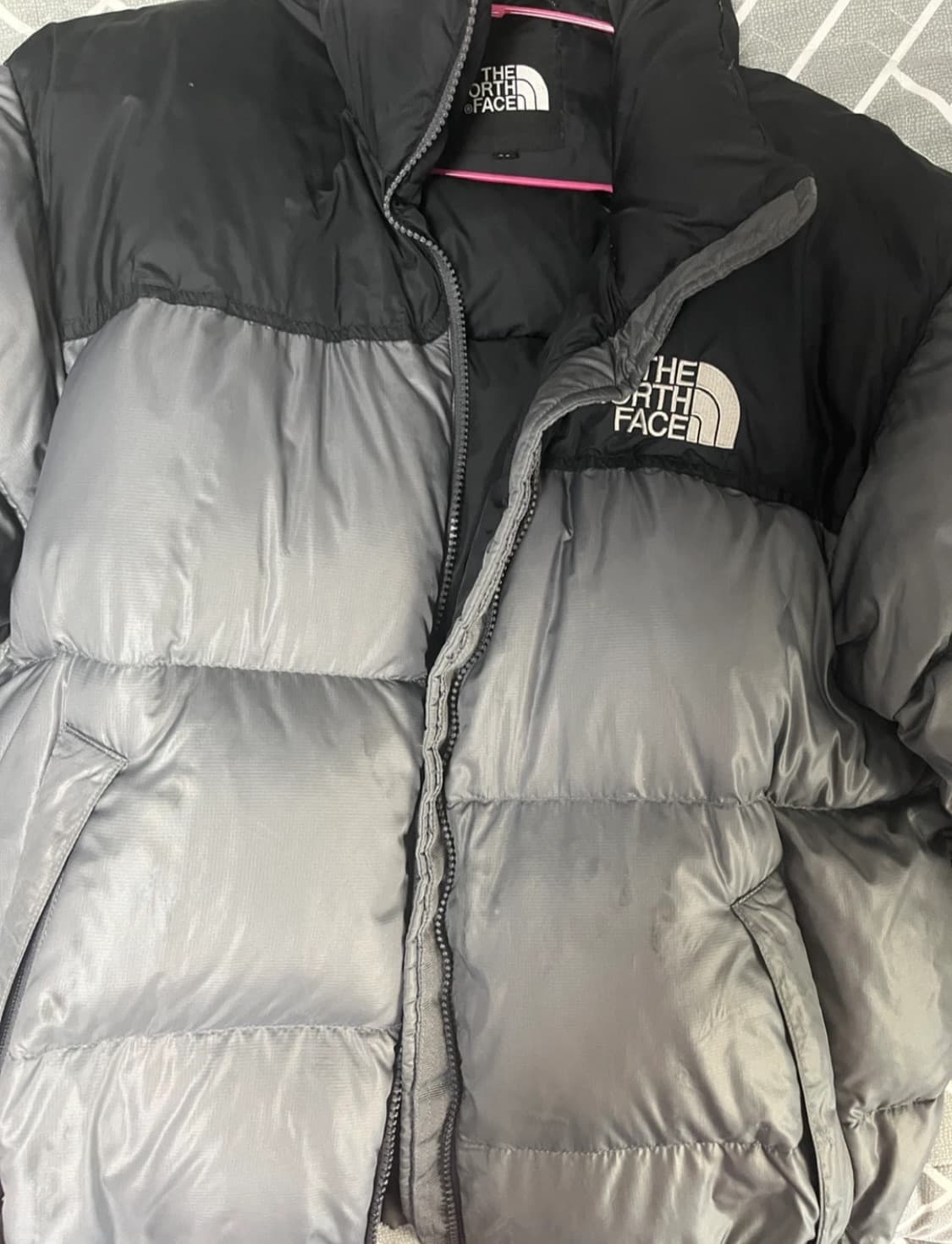 (착샷잇음) 눕시 1996 700 그레이패딩 상품이미지1