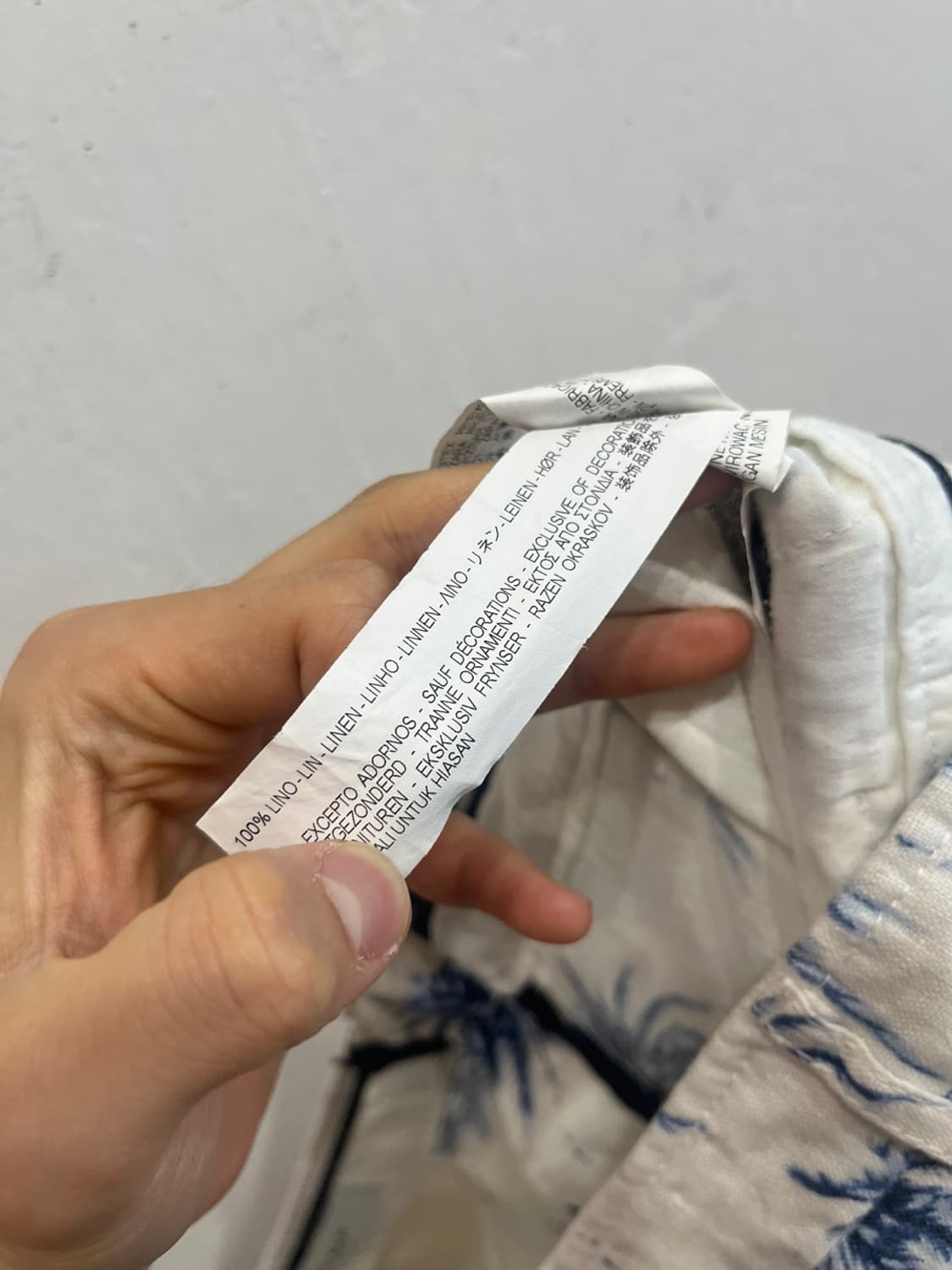 ZARA 자라 퓨어린넨 하와이안 쇼츠 반바지 37 상품이미지5