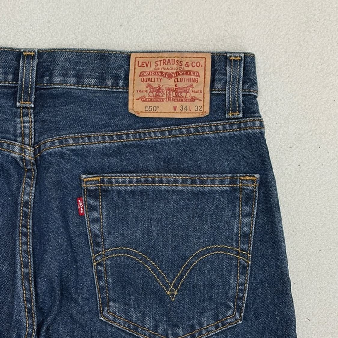 LEVI'S 550 테이퍼드 레그 데님진 34X32 상품이미지7