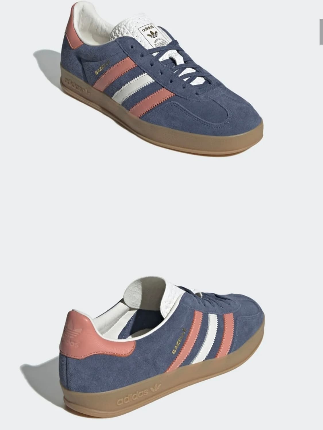 아디다스 가젤 인도어 네이비 핑크 230 상품이미지1
