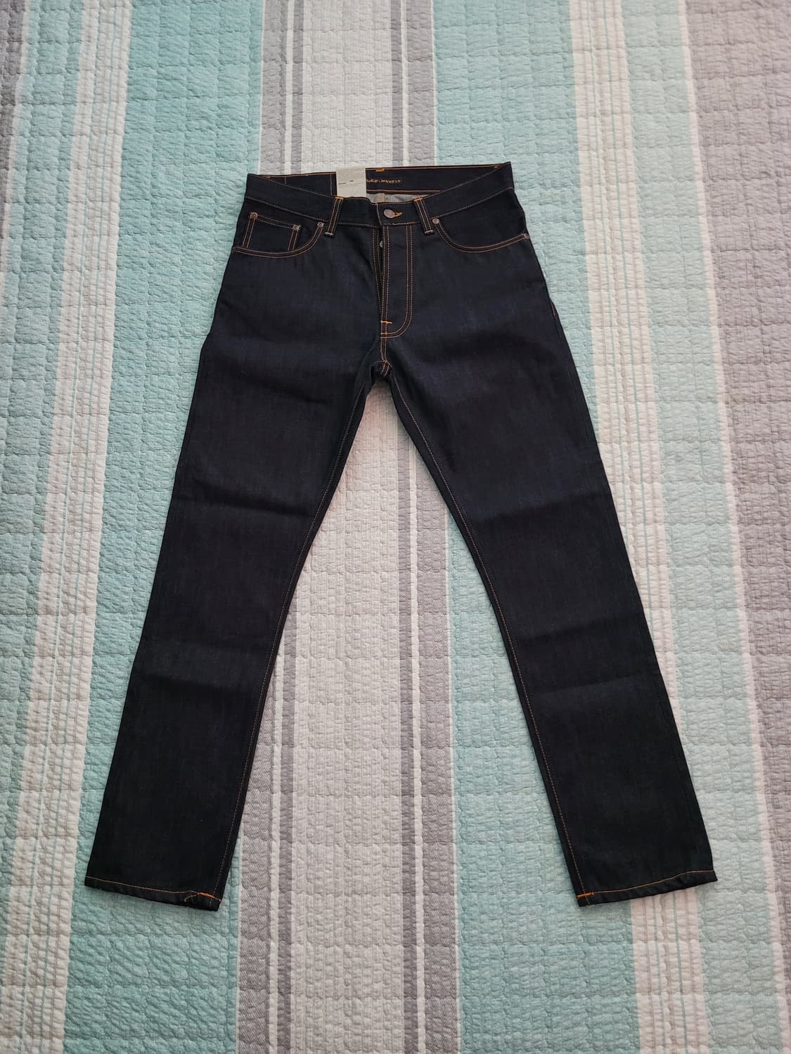 누디진 Nudie jean 피어리스프레디 드라이링 루즈테이퍼드 리지드진 상품이미지1