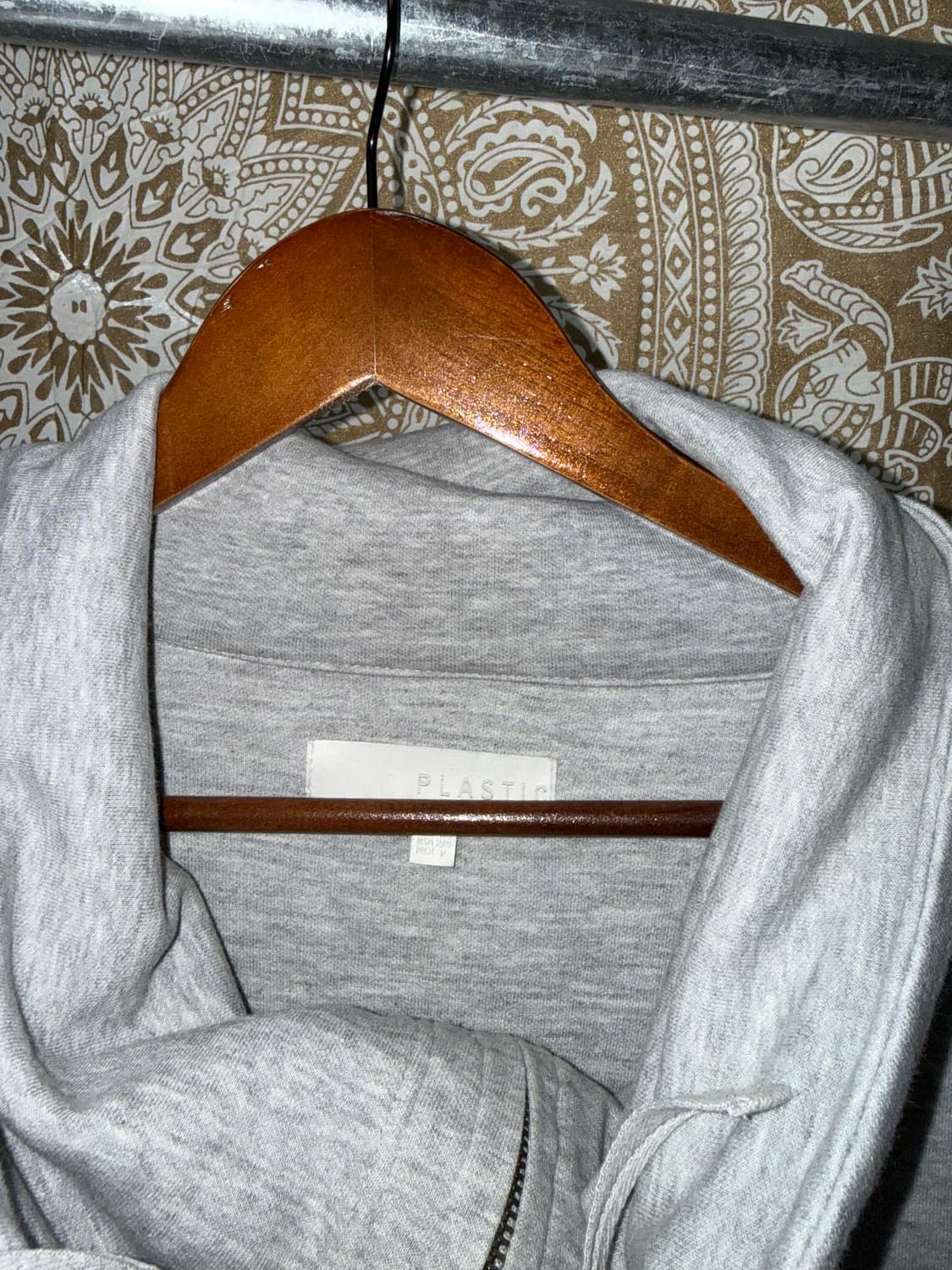 플라스틱아일랜드 하이넥 롱 후드집업  상품이미지5