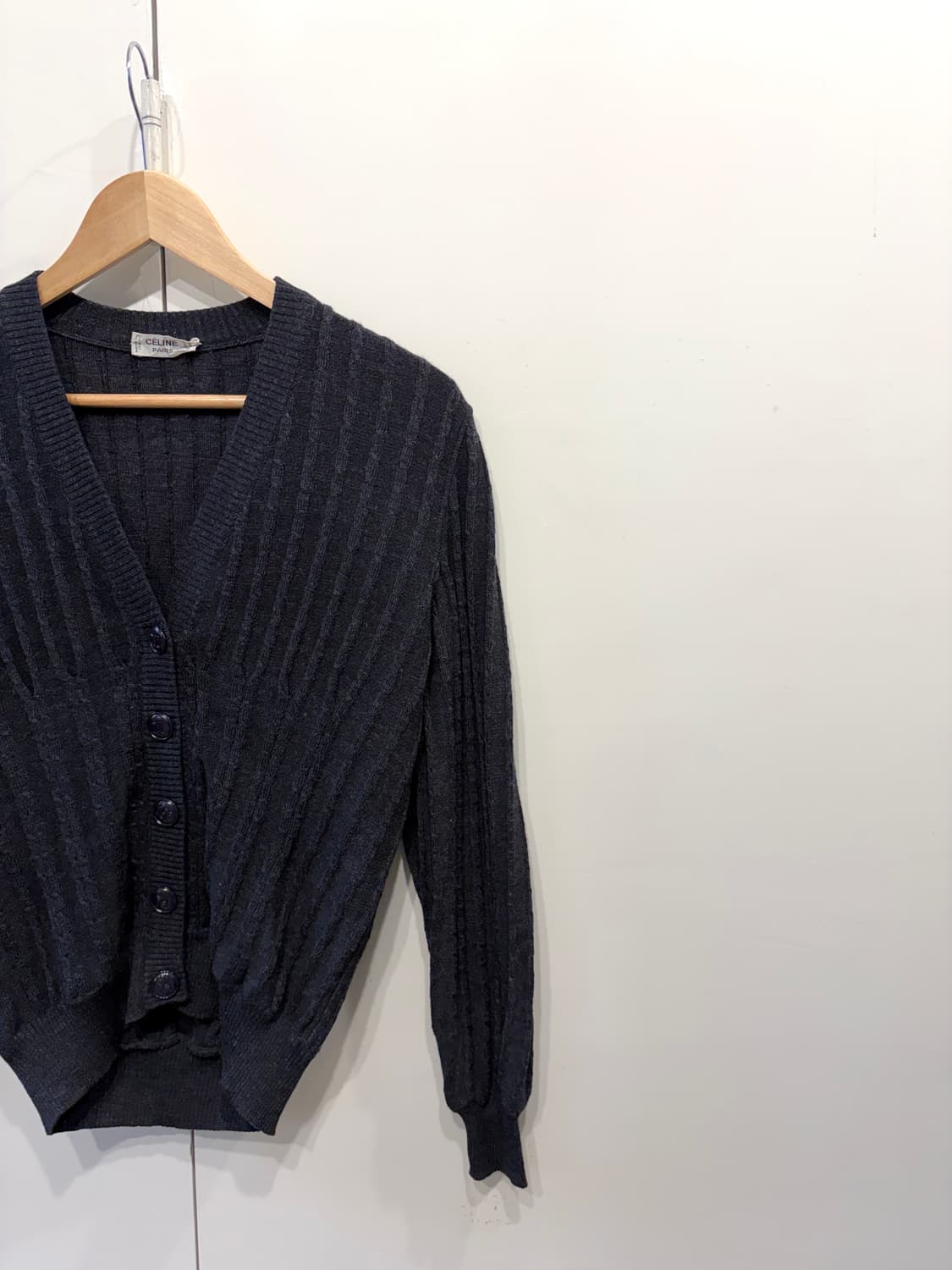 셀린느 울 니트 가디건 상품이미지3