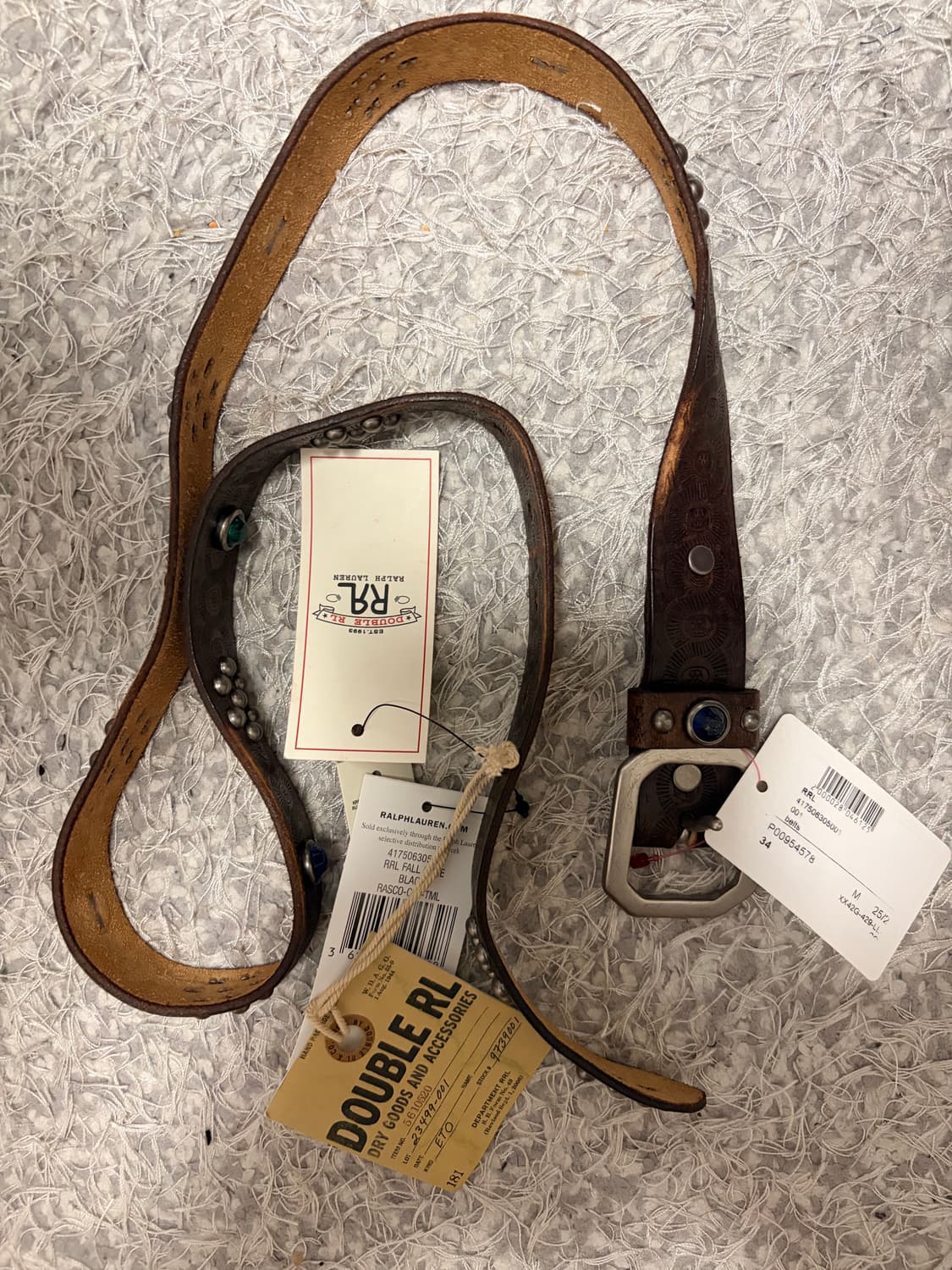 RRL 더블알엘 라스코 벨트 34 상품이미지1