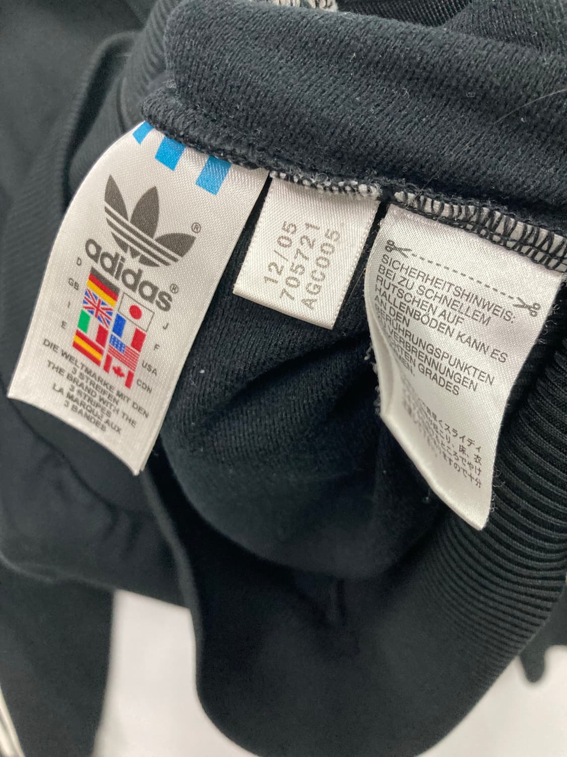 아디다스 블랙 트랙탑 져지 상품이미지3