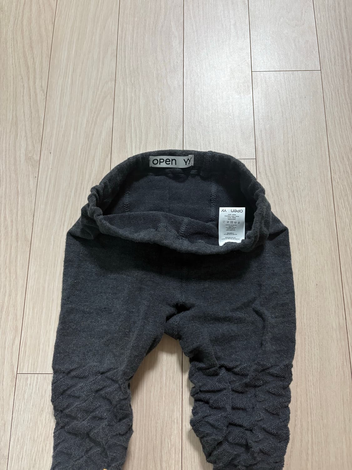 OPEN YY STAR TIGHTS CHARCOAL 상품이미지1