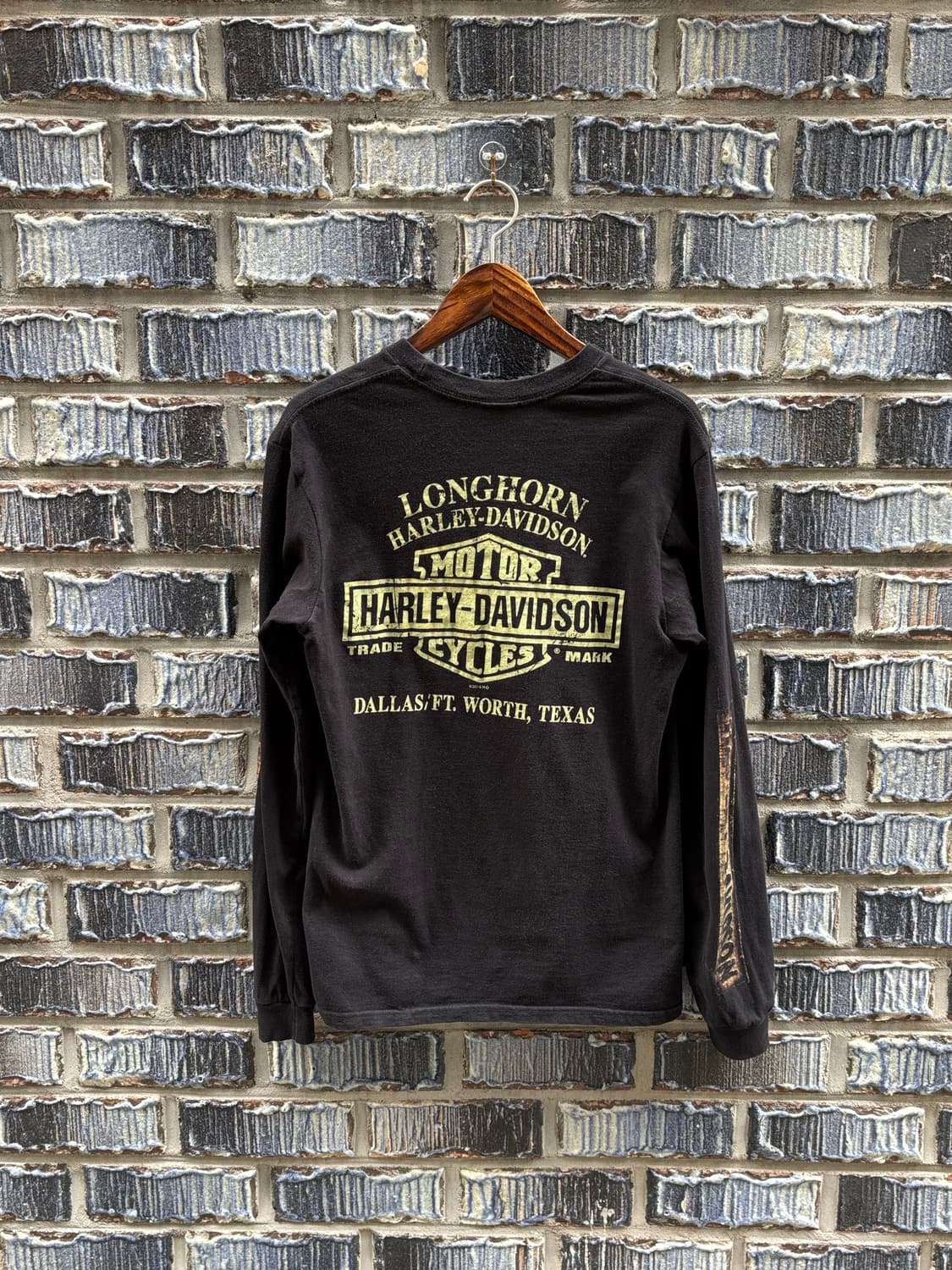 할리데이비슨 스컬로고 롱슬리브 상품이미지2