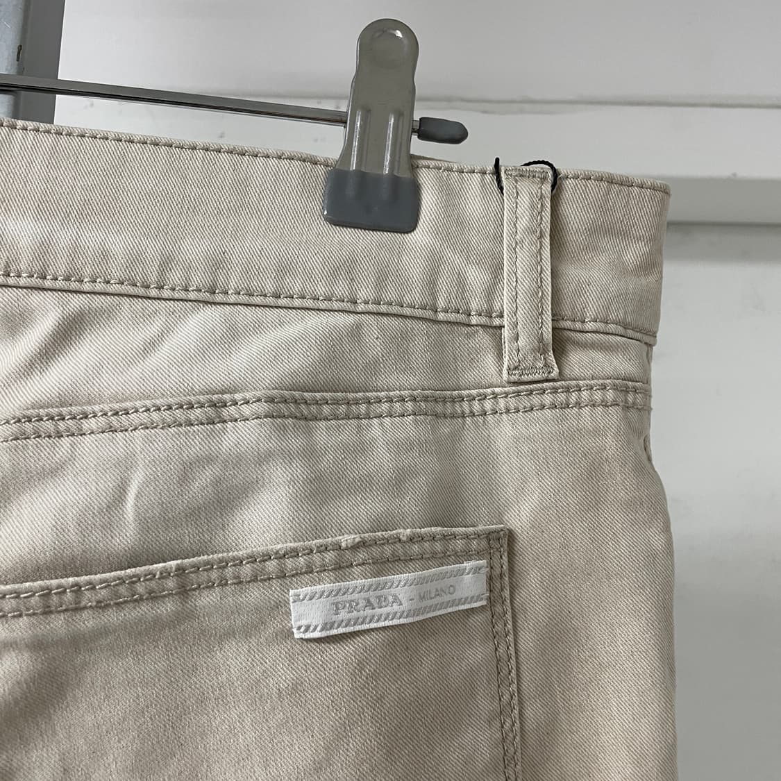 프라다 베이지 팬츠 27(W) 상품이미지7