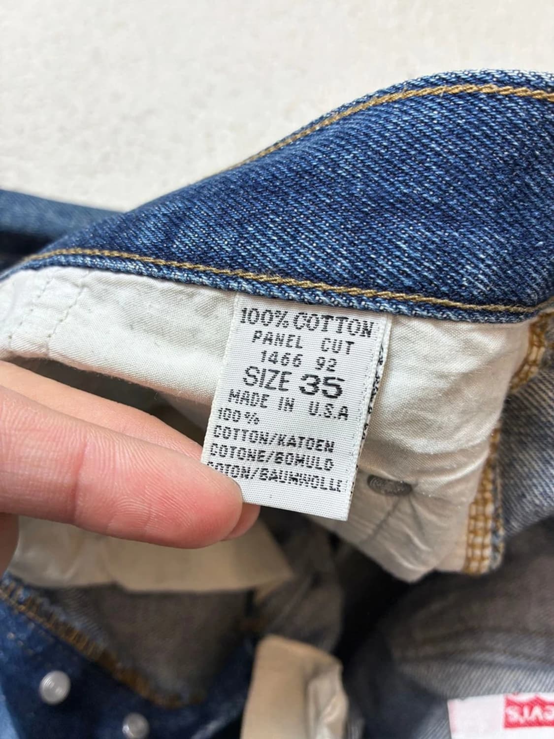 리바이스 501 USA 스트레이트 데님 팬츠 PN7373 상품이미지10