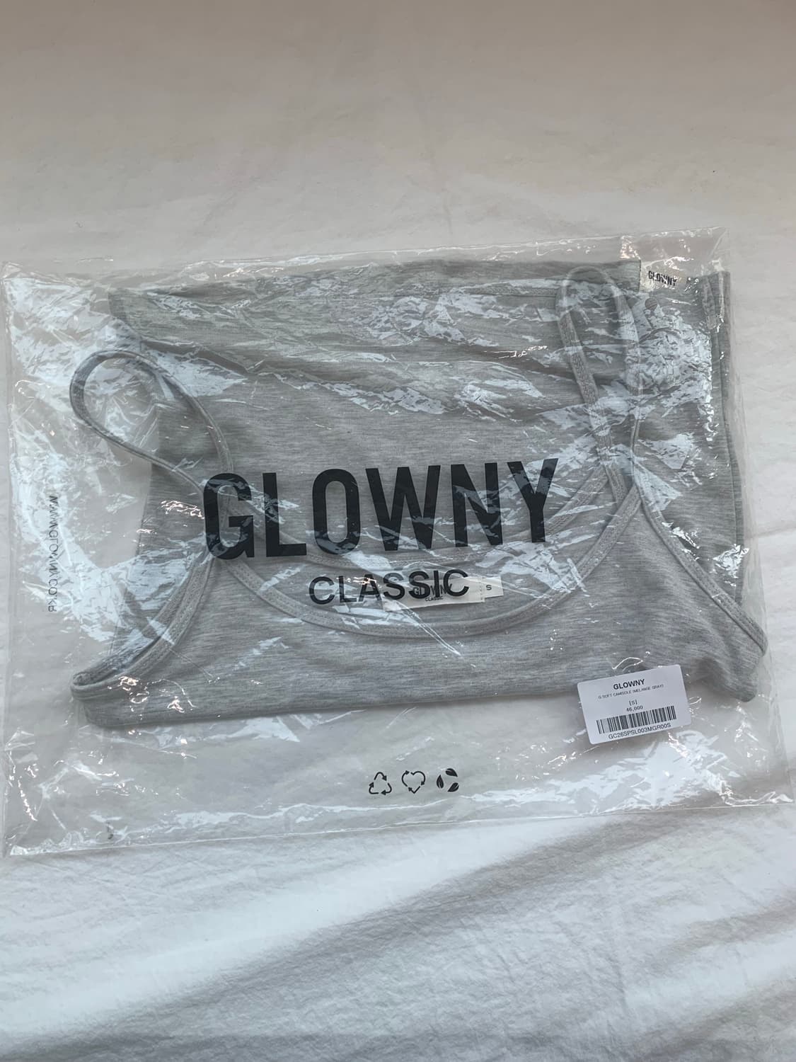 G SOFT CAMISOLE (MELANGE GRAY) 상품이미지8