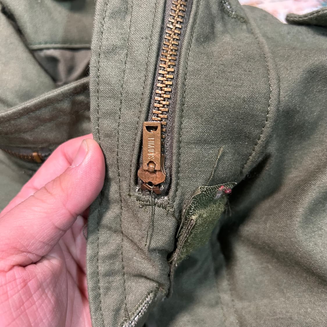 [XL] 70s 알파 인더스트리 군납용 m-65 필드자켓 OG-107 상품이미지4