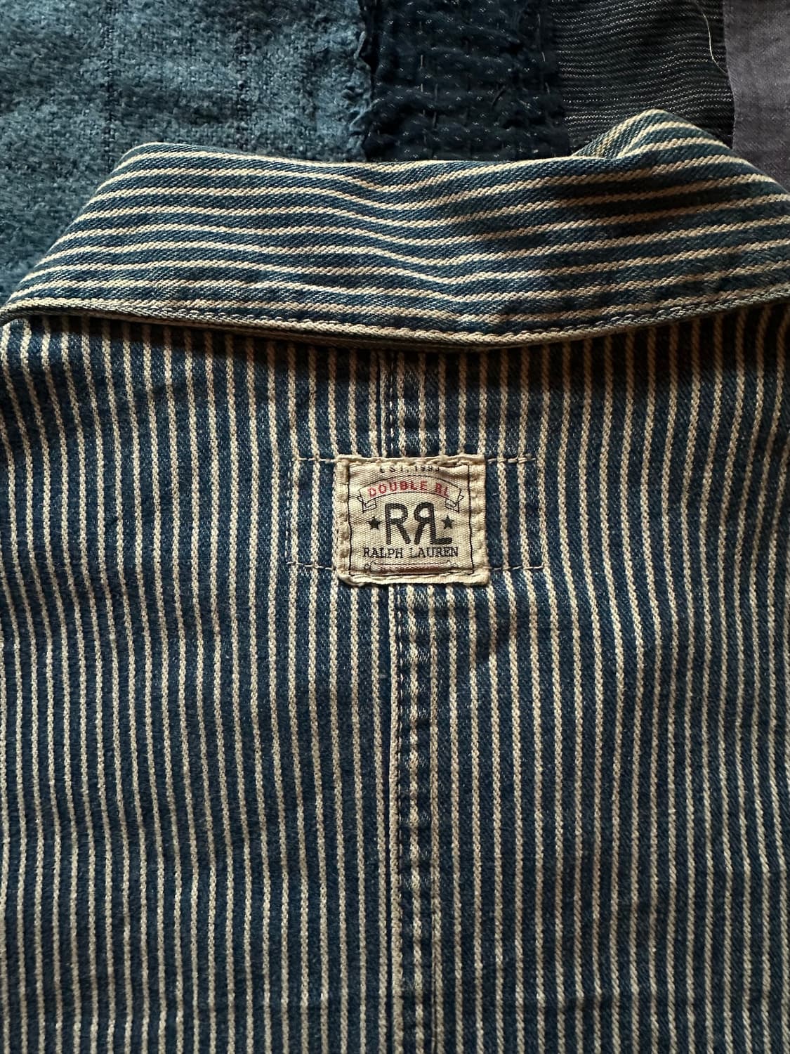 90s USA RRL 빈티지 더블알엘 히코리 워크 자켓 상품이미지7