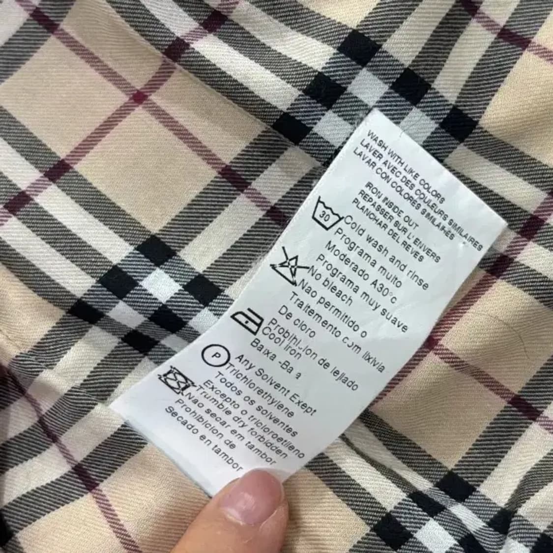 정품 버버리 퀼팅 자켓 ~55반 상품이미지5