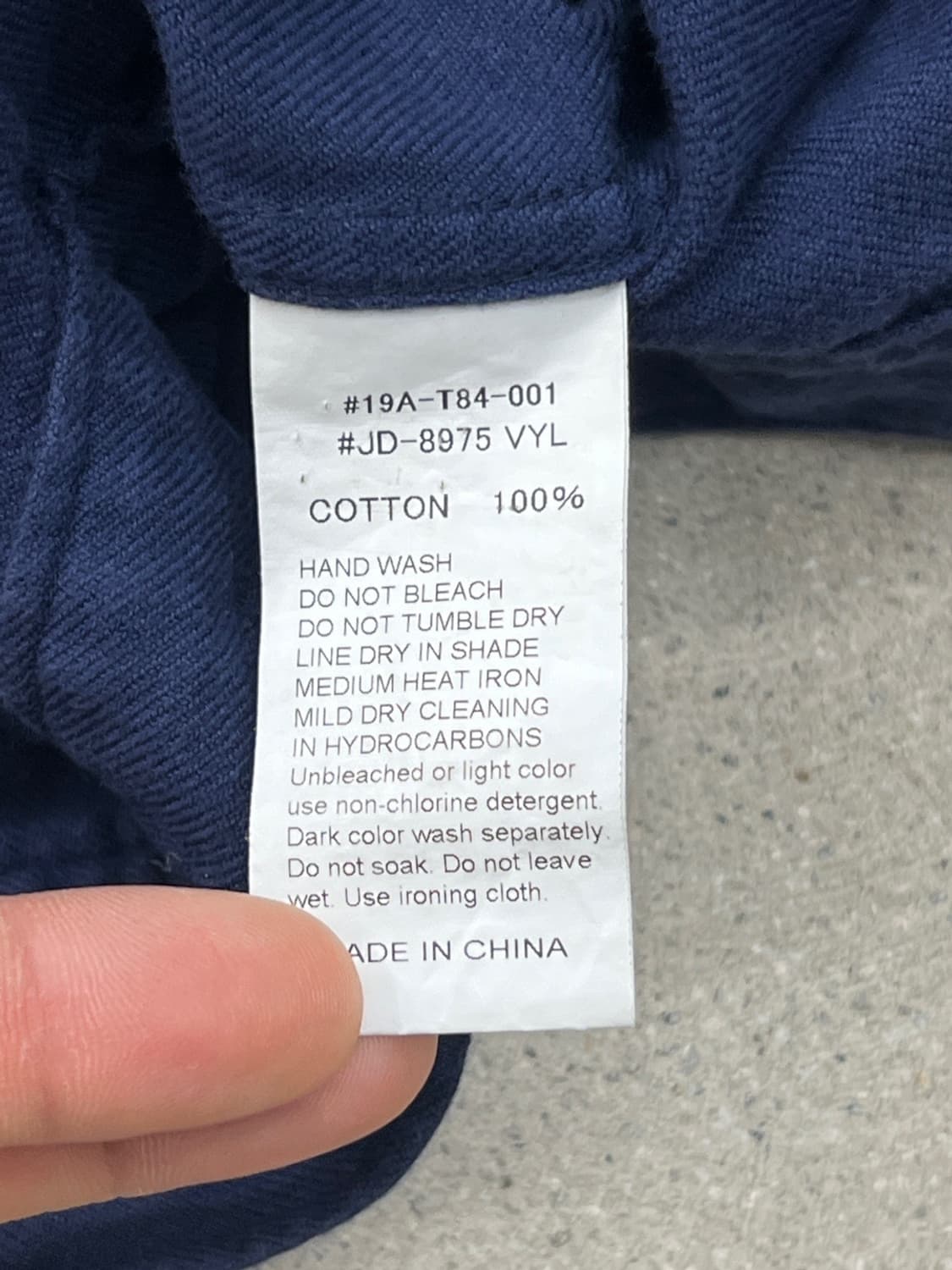 단톤 네이비 타입 1 트러커 셔츠 자켓 상품이미지7