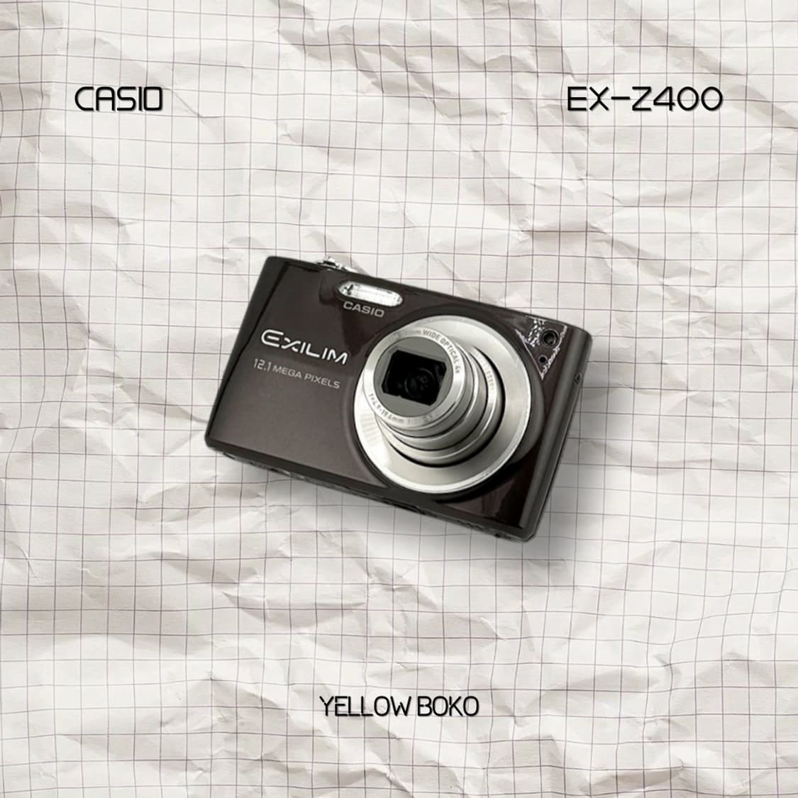 [수채감성] CASIO 카시오 엑슬림 EX-Z400 레트로 디지털 카메라 상품이미지1