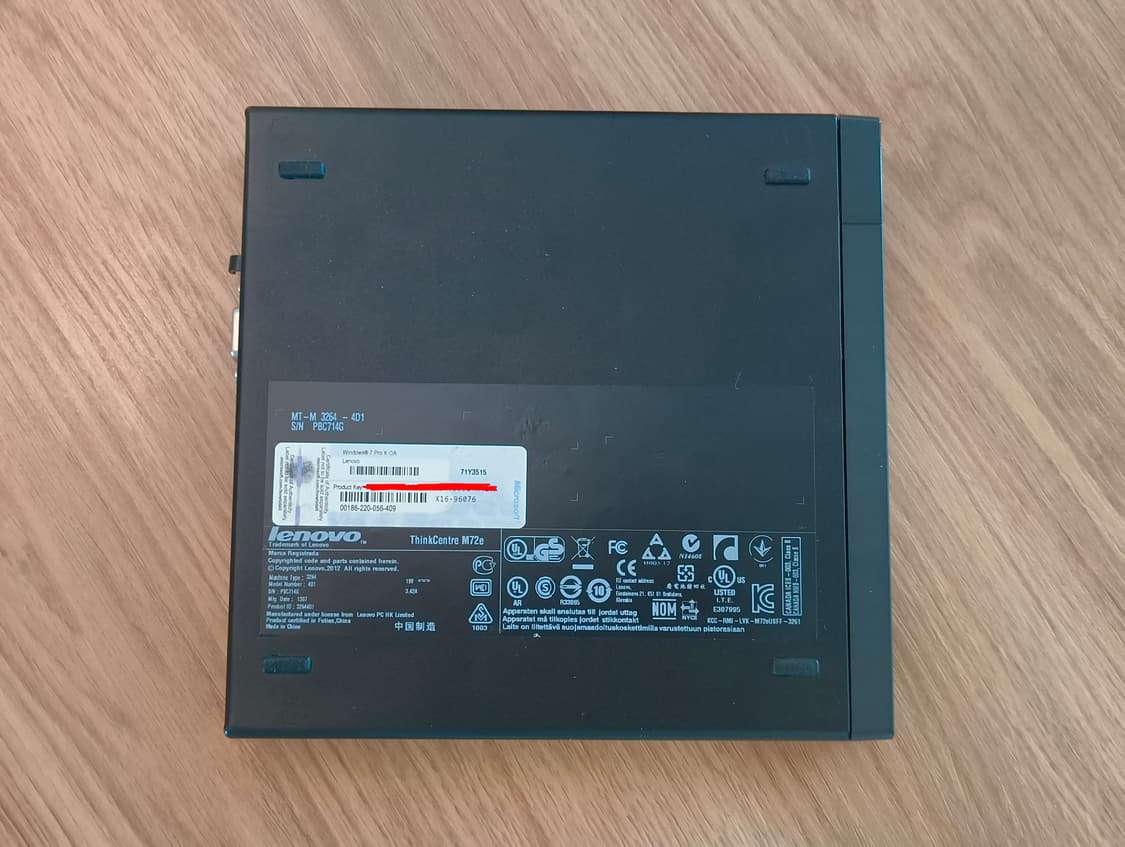 레노버 ThinkCentre M72e 초미니 PC. 상품이미지4