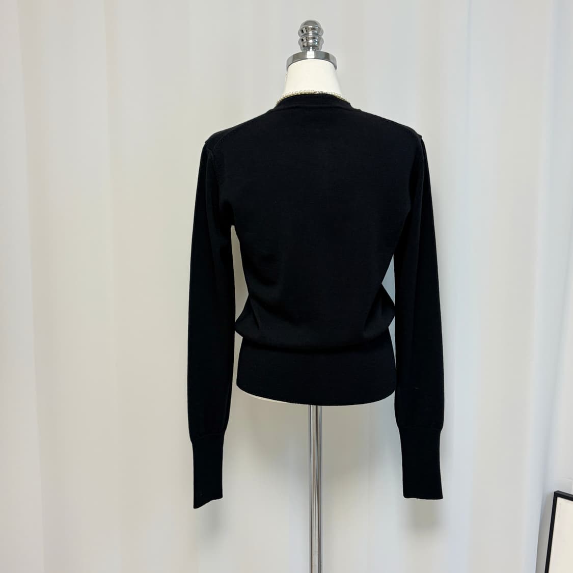 비비안웨스트우드 베아 버진울 가디건 블랙 상품이미지8