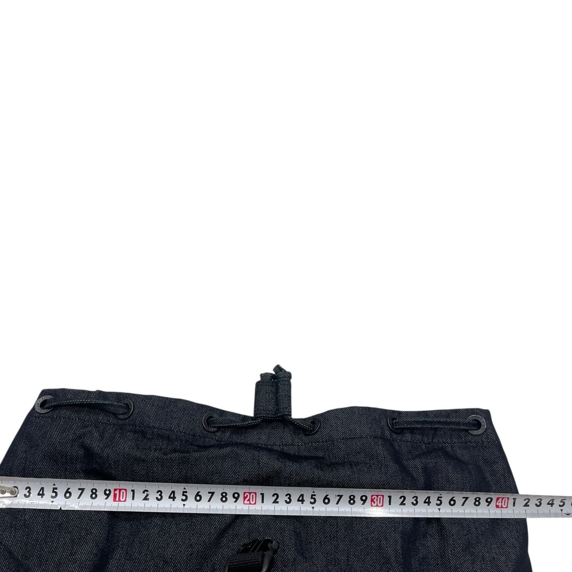 LUCAS 루카스 빈티지 Y2K 복조리 청 데님 포켓 백팩 가방 상품이미지5