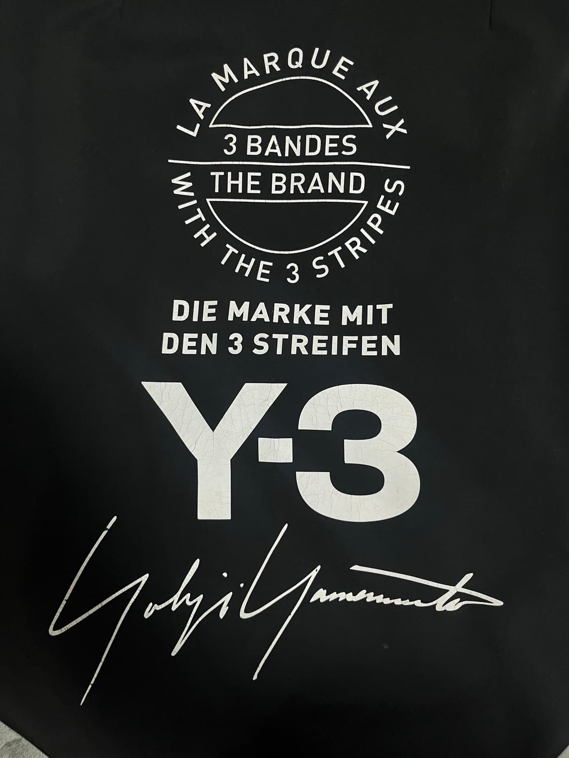 Y-3 요지야마모토 사이드 지퍼 백팩 블랙 상품이미지2