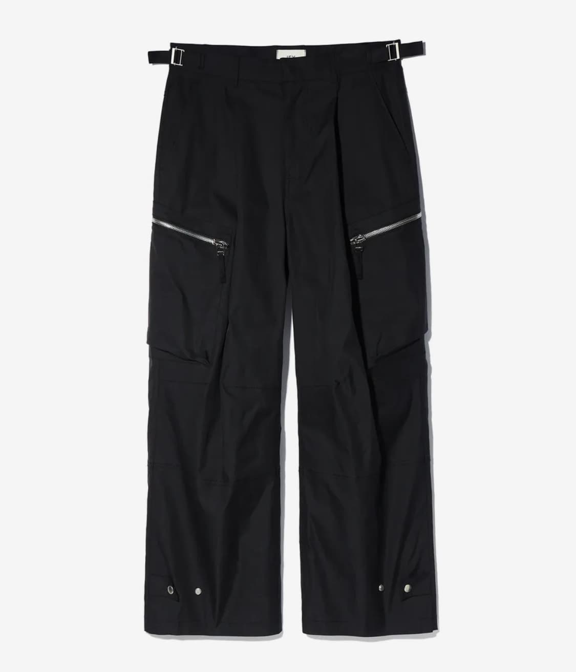 이에이 X 짱구대디 ANGLE CARGO PANTS Black  (M) 상품이미지1