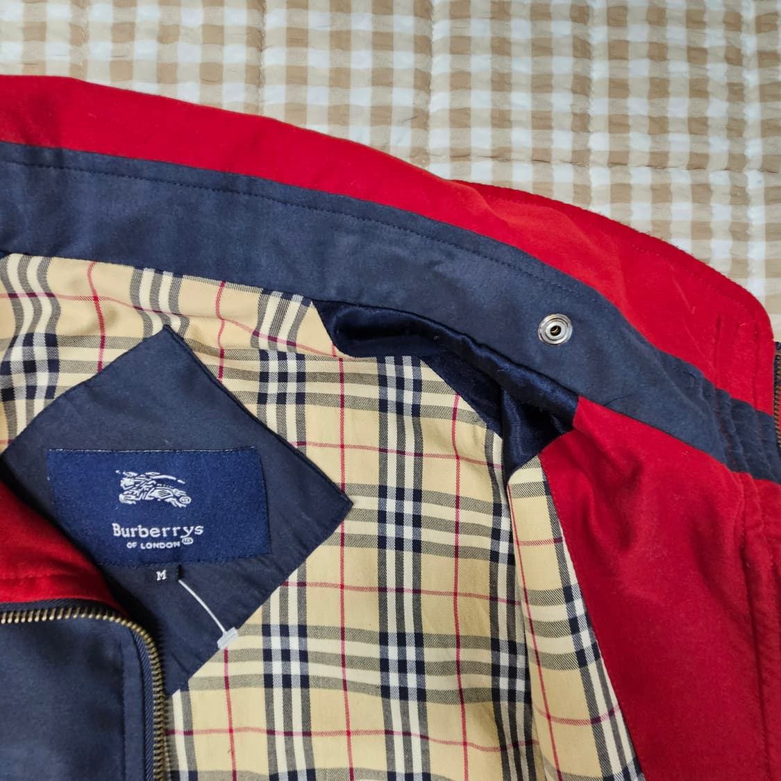 버버리 블루라벨 블루종 간절기 자켓 남자100 상품이미지8