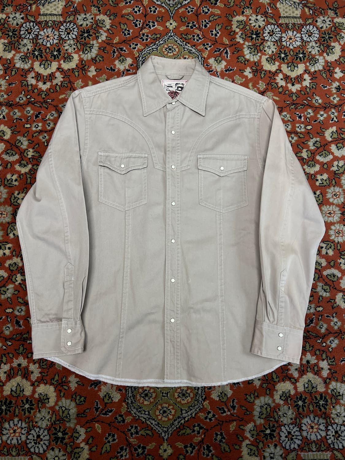 [L] SMITH'S AMERICAN 베이지 웨스턴 셔츠 상품이미지1