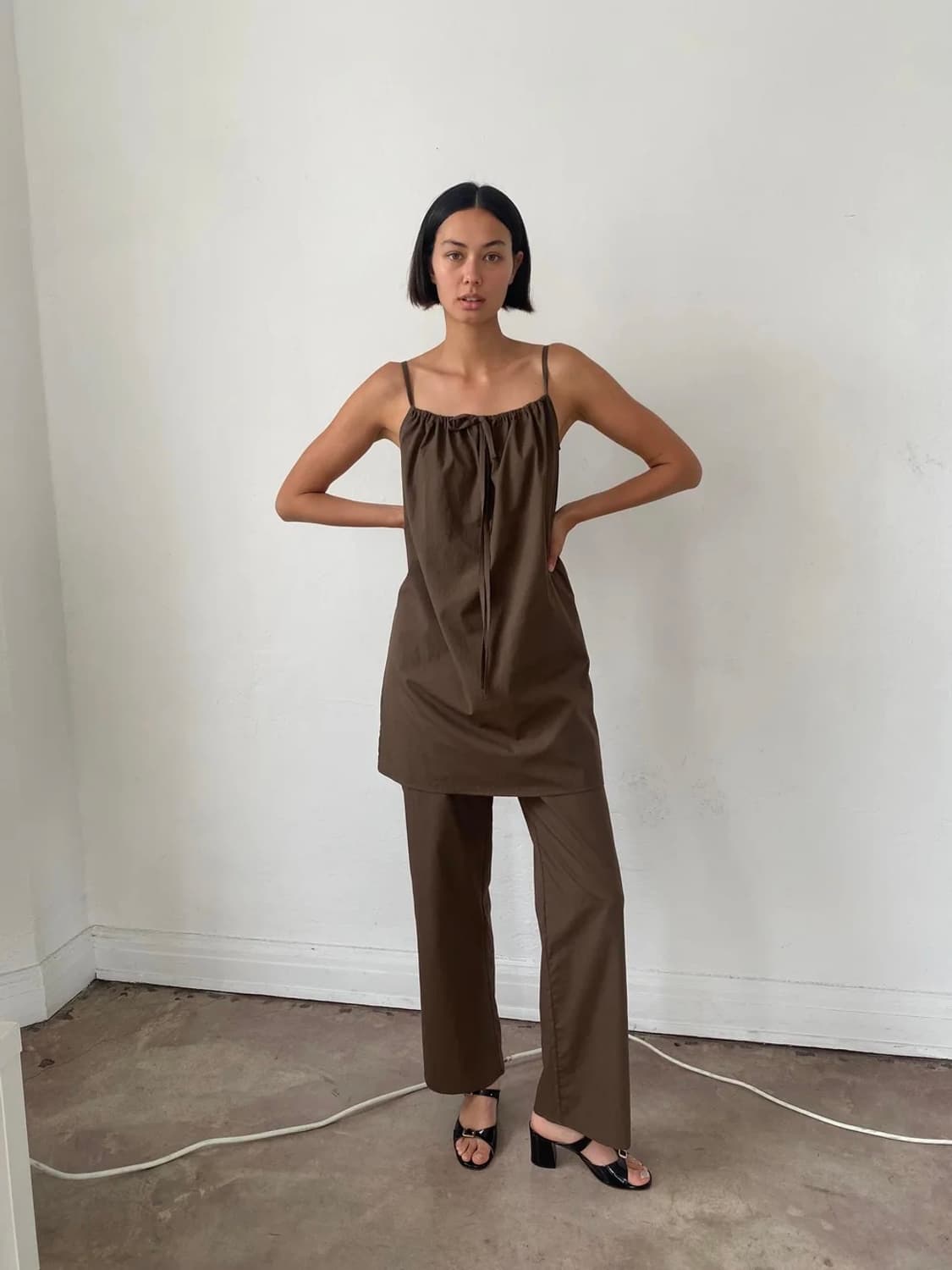 brooke Callahan bow dress small 상품이미지1