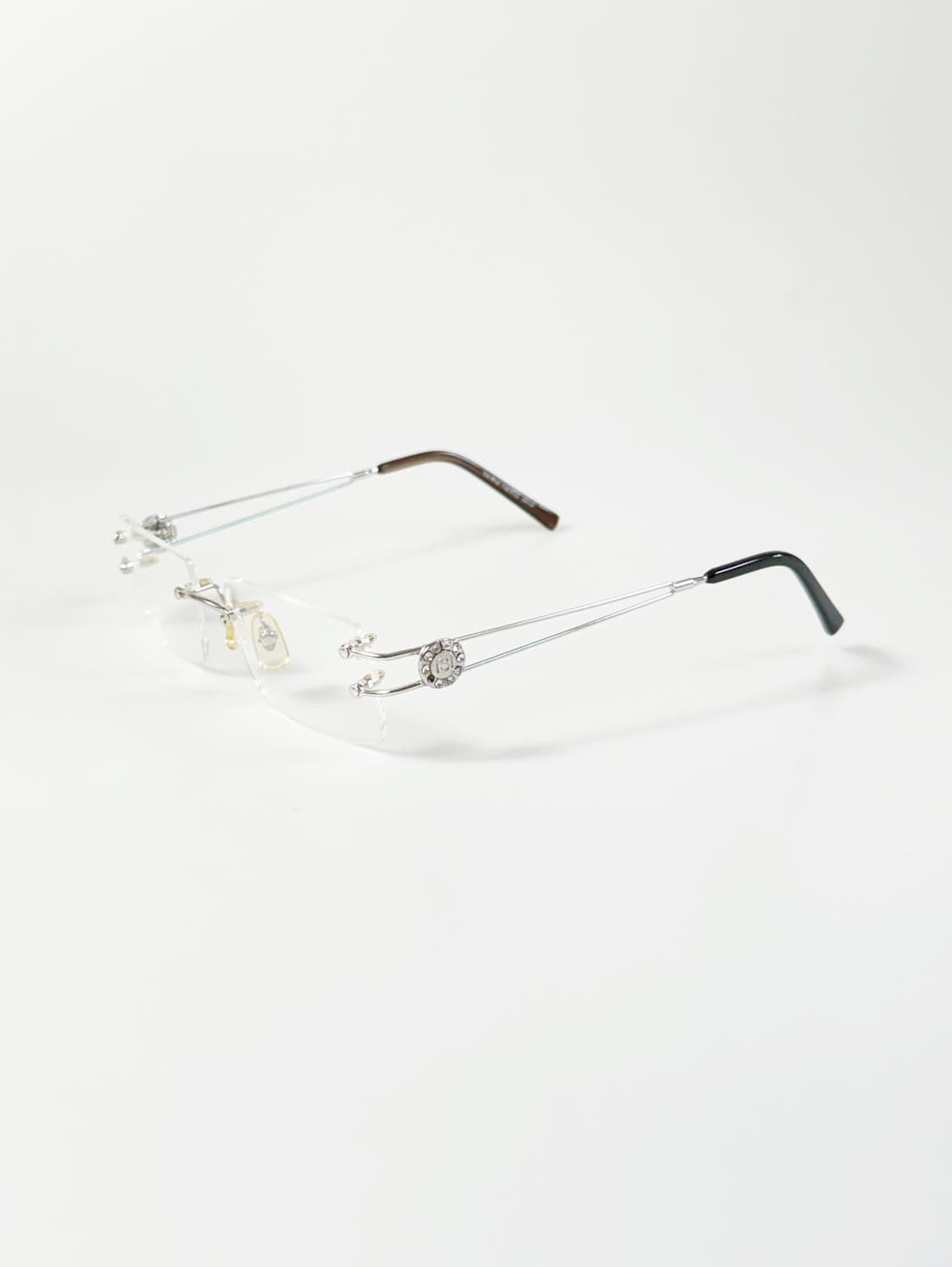 SEMO NEMO 실버 무테 스퀘어 메탈 빈티지 안경 상품이미지3