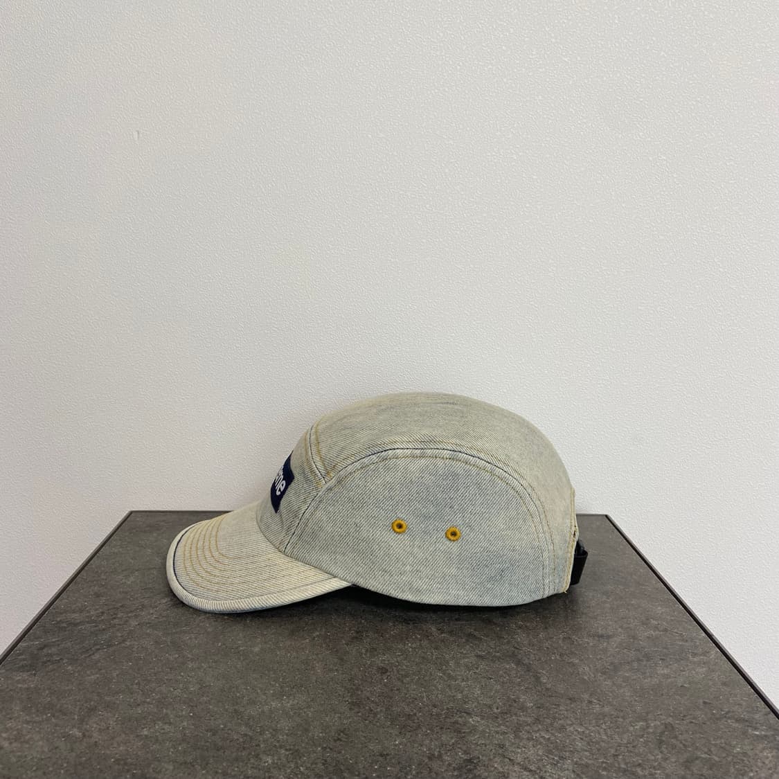 슈프림 23SS 더티 데님 박스로고 캠프캡 모자 상품이미지3