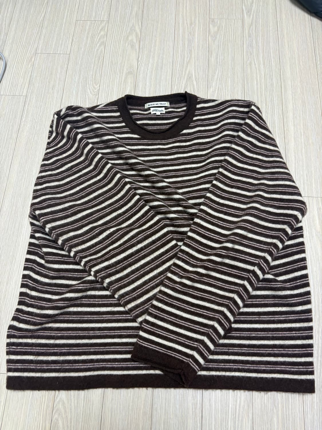 더 뤡코즈 빌리 스트라이프 니트 L사이즈 상품이미지4