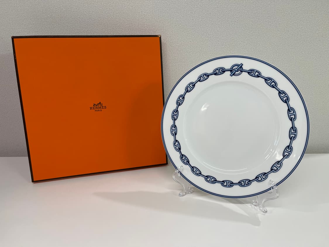 에르메스 샹달 블루 플레이트 1P HERMES 상품이미지1