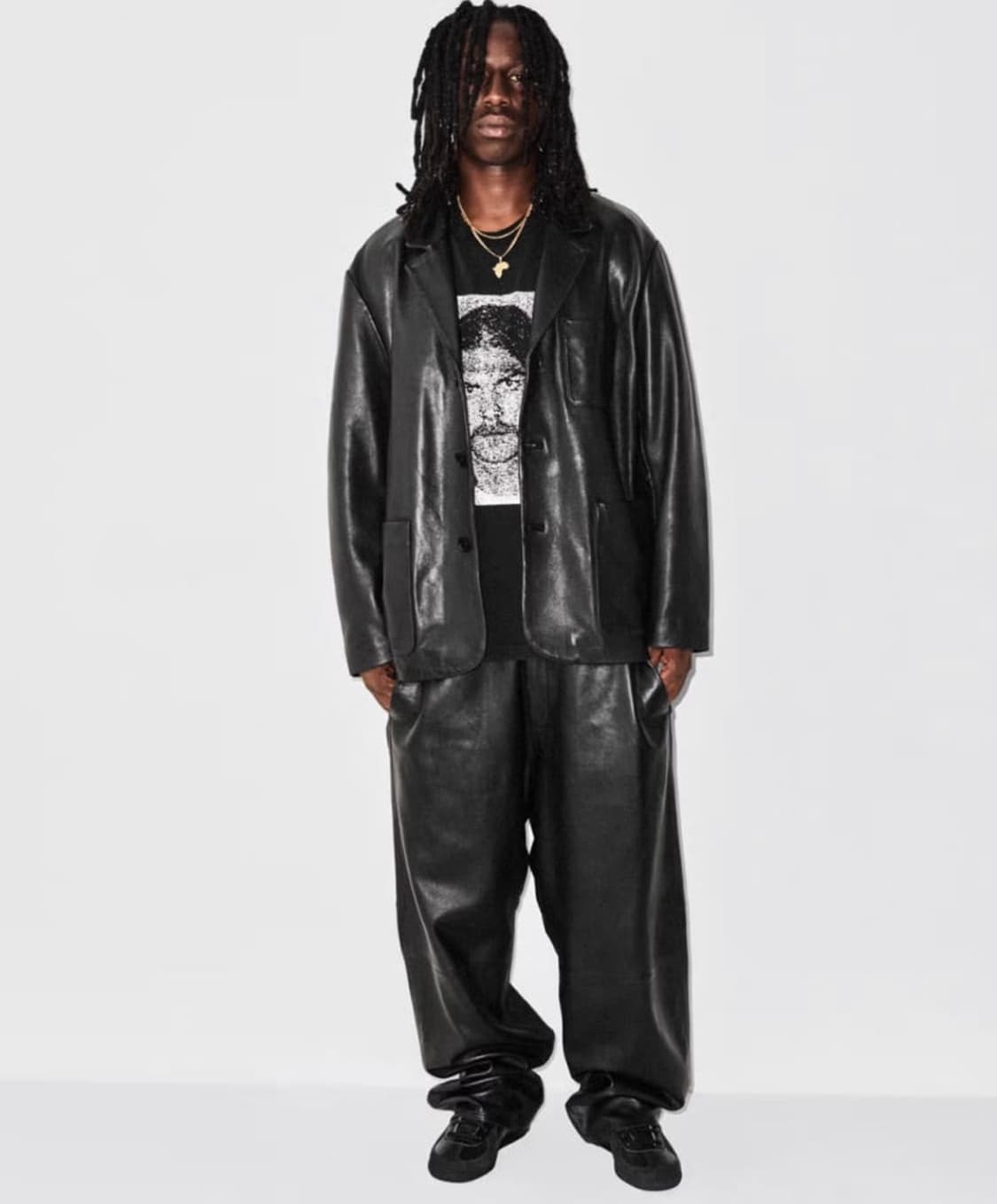 25f/w supreme leather blazer 상품이미지1