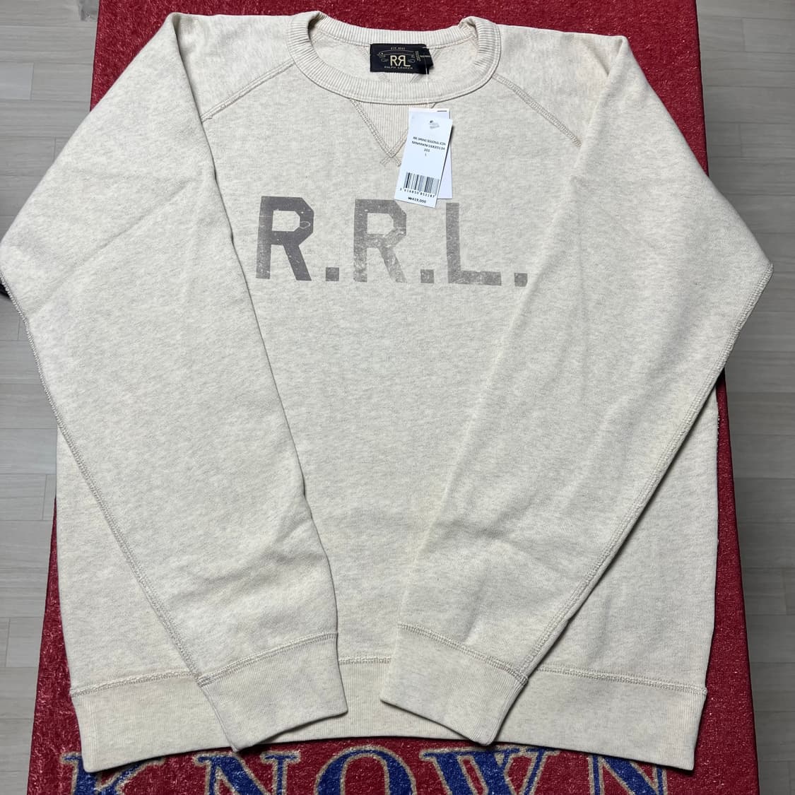 RRL 로고 플리스 스웨트셔츠 더블알엘 맨투맨  상품이미지2