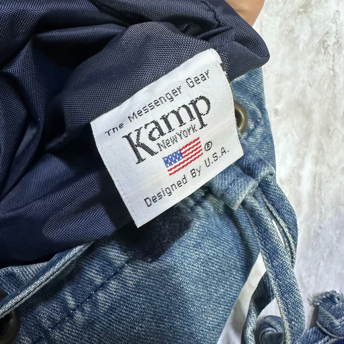 [Kamp] 빈티지 데님 백팩  상품이미지4