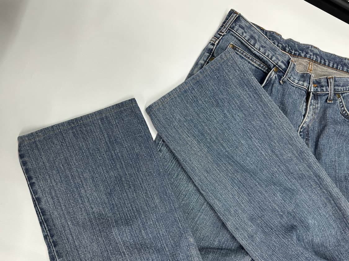 LEE 연청 워싱 Y2K 일자핏 데님 남성 빅사이즈 청바지 상품이미지7