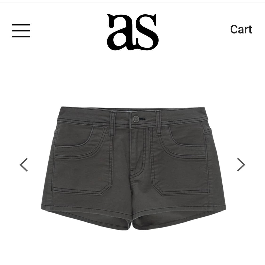 애즈온 SAND LOW SHORT PANTS / KHAKI s 상품이미지1
