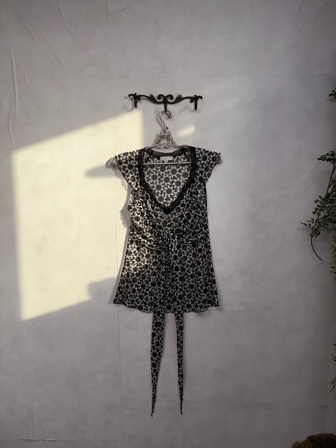 KOOKAI black & white sunflower ribbon bl 상품이미지4