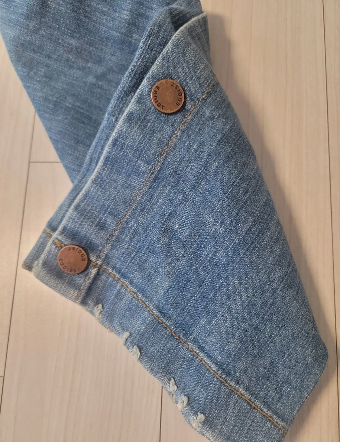 [EGOIST 카고 포켓 데님 팬츠 판매해요] 상품이미지7