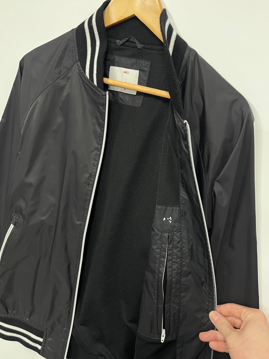 라코스테 나일론 스타디움 바시티 집업 자켓 상품이미지3