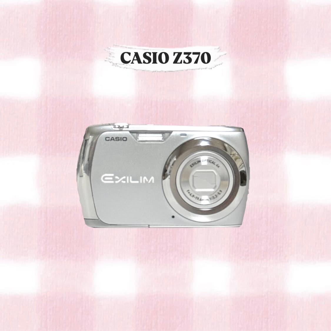 카시오 엑슬림 Z370 실버 빈티지디카 상품이미지1