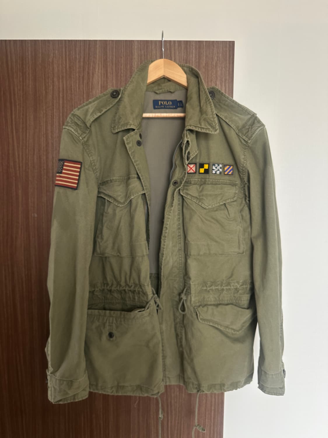 랄프로렌 m65 비즈 성조기 야상 L 사이즈 상품이미지1